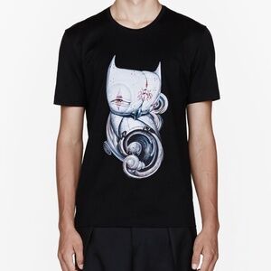 JUUN.J x SIMKINS Colab Black Cotton Tee Size 46